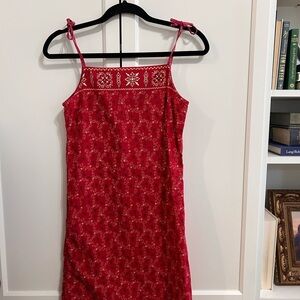 Ralph Lauren Red Bandana Print mini dress